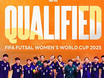 Applause and congratulations to
P’Paerploy Huaijaphet, a 4th-year law
student, and the Thai women's national
futsal team for their remarkable
achievement.