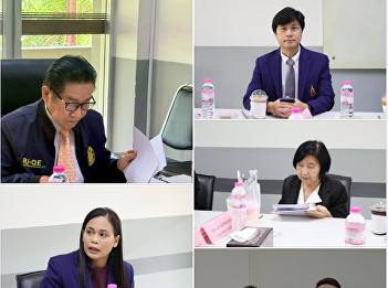 The Faculty of Law officially welcomed
the University Monitoring, Inspection,
and Evaluation Committee, as they
visited the faculty to assess its
performance.